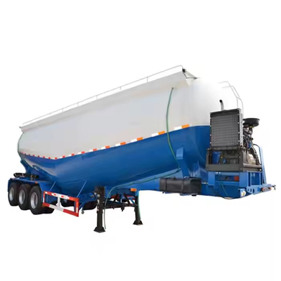 Heavy Load Dry Cement Tanker Blower 3 Axle 45 Ton 45 Cbm Bulk Cement Powder Tank Semi Truck Trailer