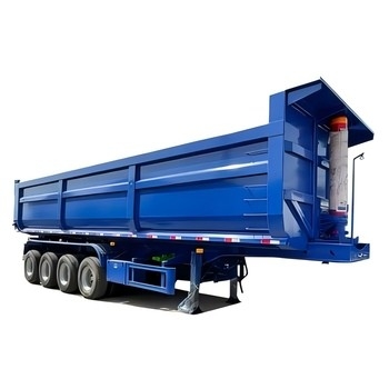 Afrika Heavy-Duty Dump Truck Semi Trailer: Dirancang untuk Pengangkutan dan Pengungkapan Bahan dan Sampah yang Efisien