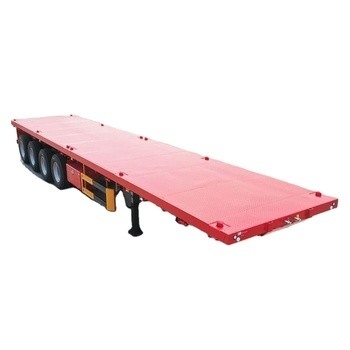 Heavy-Duty Multi Axles Flatbed Semi Trailer untuk Pengangkutan Stabil dan Efisien dari Beban Oversized