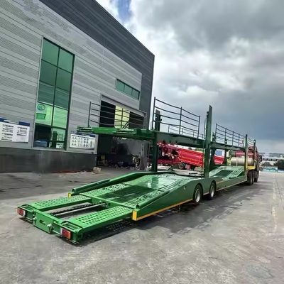 6 - 8-10 Mobil Transportasi Mobil Pengangkut Semi Trailer Dari Grup Mobil Khusus Disesuaikan Dijual