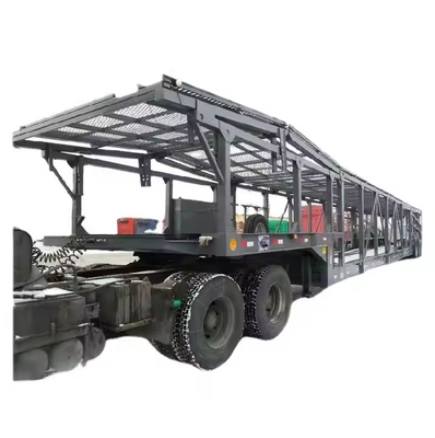 Heavy Duty 2 Axles Car Trailer 6-8 Car Carrier Truck Trailer Gaya Eropa Mobil Trailing Utility Trailer dengan Suspensi Udara