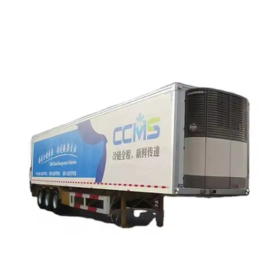 40 - 60 Ton Semi-Trailer Refrigerator Truck / Refrigerated Container Trailer untuk penyimpanan sayuran