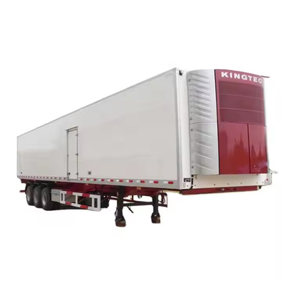 3 poros 53ft 40ft Carrier Pendingin Van Truck Trailer Untuk Pengangkutan Makanan Beku