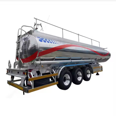 Traktor Dengan Tangki Bahan Bakar Alloy Aluminium Trailer 50cbm Tanker Bahan Bakar Truk