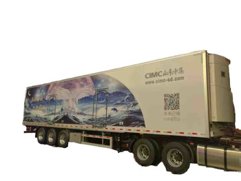 13.7/12/6.1 Meter Pendinginan Semi Trailer Memastikan Pengangkutan Aman dan Efisien Barang yang mudah rusak