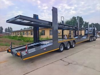Pengangkut mobil yang dapat diandalkan Semi trailer Untuk transportasi mobil yang efisien Memastikan perlindungan maksimum Stabilitas tinggi