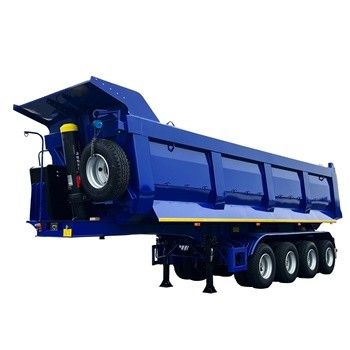Afrika Heavy-Duty Dump Truck Semi Trailer Dirancang Untuk Transportasi Efisien Dan Pengungkapan Bahan Bulk Dan Limbah