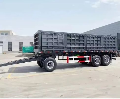 500mm Q345 Baja Karbon Baja Tarik Dinding Samping Trailer Penuh untuk Kapasitas Beban 40-100 Ton