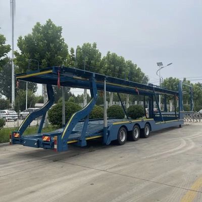 Pengangkutan 3 poros Double Floor Auto Hauler untuk SUV/ORV/CUV/MPV Semi Truck Trailer