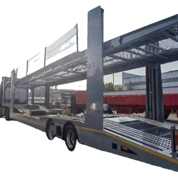 Trailer Semi Pengangkut Mobil Muatan Maks 50T Untuk Pengangkutan Mobil yang Efisien