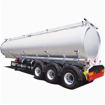 Semi Trailer Tangki Bahan Bakar Suspensi Mekanis 30000kg Muatan Maks